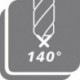 Foret 5xD UNI HA 7,2TiAlN+ IK D6537FORTIS
