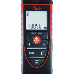 Télémètre laser DISTO(TM), Plage de mesure : 0,05-80 m, Précision de mesure ±1,0 mm, Mémoire de valeurs mesurées : 10, Protection : IP 54