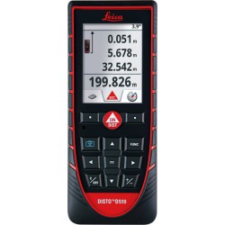 Télémètre laser DISTO(TM), Plage de mesure : 0,05-200 m, Précision de mesure ±1,0 mm, Mémoire de valeurs mesurées : 30, Protection : IP 65