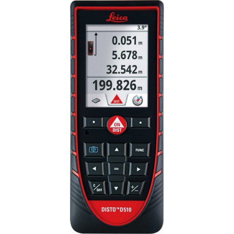 Télémètre laser DISTO(TM), Plage de mesure : 0,05-200 m, Précision de mesure ±1,0 mm, Mémoire de valeurs mesurées : 30, Protection : IP 65