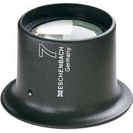 Loupe d'horloger, Grossissement : 5 fois, Modèle Lentille plane-convexe