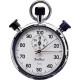 Double chronomètre de précision, Graduation : 1/100 min, Durée d'affichage 30 min, Poids 130 g