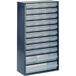 Magasin à tiroirs Série 150, Dimensions : 555 x 307 x 150 mm, Dimensions des tiroirs 41 x 67 x 153 64 x 91 x 153 64 x 279 x 153 mm