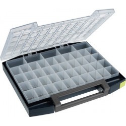 Mallette casier de rangement boxxser, Dimensions : 55 x 421 x 361 mm, Quantité Embouts 45