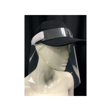 Visière barrière pour casquette -, Dimensions : 280 x 220 mm