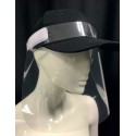 Visière barrière pour casquette -, Dimensions : 280 x 220 mm