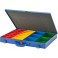 Casier de rangement en métal à 23 boîtes en plastique interchangeables, Dimensions : 440 x 330 x 50 mm