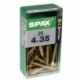 Lot de 20 vis acier tęte fraisée pozidriv SPAX, Diam.4 mm x L.35 mm