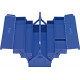 Caisse à outils en tôle d'acier, 5 pièces, Dimensions : 530 x 200 x 200 mm