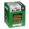 Lot de 150 vis acier tęte fraisée pozidriv SPAX, Diam.4.5 mm x L.60 mm