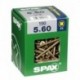 Lot de 150 vis acier tęte fraisée pozidriv SPAX, Diam.5 mm x L.60 mm