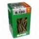 Lot de 75 vis acier tęte fraisée torx SPAX, Diam.6 mm x L.120 mm