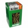 Lot de 75 vis acier tęte fraisée torx SPAX, Diam.6 mm x L.120 mm