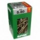Lot de 150 vis acier tęte fraisée torx SPAX, TF TX 5x80 WIROX