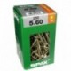 Lot de 250 vis acier tęte fraisée torx SPAX, Diam.5 mm x L.60 mm