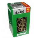 Lot de 150 vis acier tęte fraisée torx SPAX, Diam.4.5 mm x L.80 mm