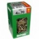 Lot de 175 vis acier tęte fraisée torx SPAX, Diam.4.5 mm x L.70 mm