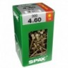 Lot de 300 vis acier tęte fraisée torx SPAX, TF TX 4x60 WIROX