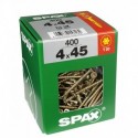 Lot de 400 vis acier tęte fraisée torx SPAX, Diam.4 mm x L.45 mm