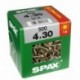 Lot de 500 vis acier tęte fraisée torx SPAX, Diam.4 mm x L.30 mm
