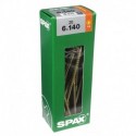 Lot de 20 vis acier tęte fraisée torx SPAX, Diam.6 mm x L.140 mm