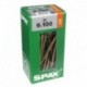 Lot de 30 vis acier tęte fraisée torx SPAX, Diam.6 mm x L.100 mm