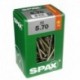 Lot de 50 vis acier tęte fraisée torx SPAX, Diam.5 mm x L.70 mm