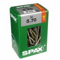 Lot de 50 vis acier tęte fraisée torx SPAX, Diam.5 mm x L.70 mm