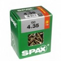 Lot de 150 vis acier tęte fraisée torx SPAX, Diam.4 mm x L.35 mm