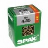 Lot de 150 vis acier tęte fraisée torx SPAX, Diam.4 mm x L.35 mm