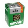 Lot de 150 vis acier tęte fraisée torx SPAX, Diam.4 mm x L.30 mm