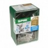Lot de 12 vis connect cloture inox tęte fraisée bombée torx SPAX, Diam.7 mm x L.35 mm