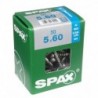 Lot de 50 vis inox tęte fraisée torx SPAX, Diam.5 mm x L.60 mm