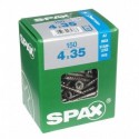 Lot de 150 vis inox tęte fraisée torx SPAX, Diam.4 mm x L.35 mm