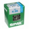 Lot de 150 vis inox tęte fraisée torx SPAX, Diam.4 mm x L.35 mm