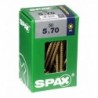 Lot de 50 vis acier tęte fraisée pozidriv SPAX, Diam.5 mm x L.70 mm