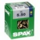 Lot de 75 vis acier tęte fraisée pozidriv SPAX, Diam.5 mm x L.50 mm