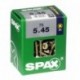 Lot de 75 vis acier tęte fraisée pozidriv SPAX, Diam.5 mm x L.45 mm