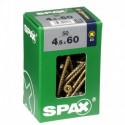 Lot de 50 vis acier tęte fraisée pozidriv SPAX, Diam.4.5 mm x L.60 mm