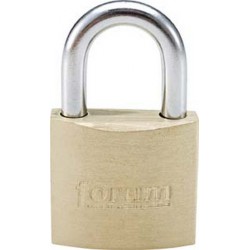 Cadenas en laiton, Taille : 30, Epaisseur de l'étrier 5 mm, Hauteur intérieure de l'étrier 16 mm