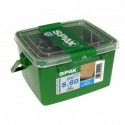 Lot de 200 vis terrasse inox tęte cylindrique torx SPAX, Diam.5 mm x L.60 mm