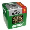 Lot de 250 vis acier tęte fraisée torx SPAX, Diam.5 mm x L.40 mm