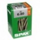 Lot de 30 vis acier tęte fraisée torx SPAX, Diam.6 mm x L.80 mm