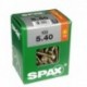Lot de 100 vis acier tęte fraisée torx SPAX, Diam.5 mm x L.40 mm