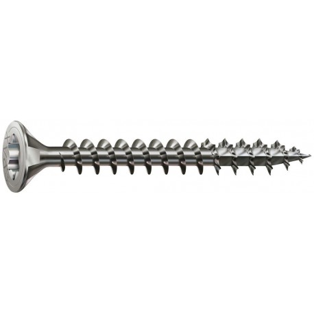 Lot de 25 vis inox tęte fraisée torx SPAX, Diam.4 mm x L.50 mm