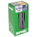 Lot de 24 vis acier tęte cylindrique SPAX, Diam.6 mm x L.120 mm