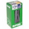 Lot de 24 vis acier tęte cylindrique SPAX, Diam.6 mm x L.120 mm