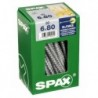 Lot de 30 vis acier tęte cylindrique SPAX, Diam.6 mm x L.80 mm