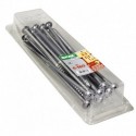 Lot de 20 vis acier tęte fraisée bombée torx SPAX, Diam.6 mm x L.160 mm