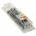 Lot de 20 vis acier tęte fraisée bombée torx SPAX, Diam.6 mm x L.140 mm